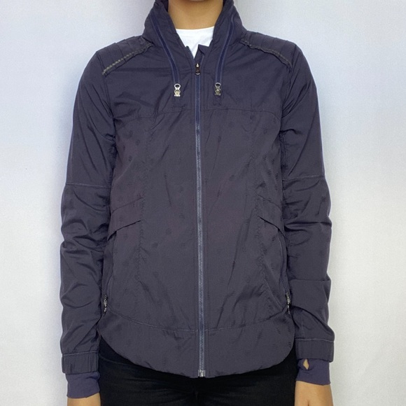 Lululemon dark purple zip-up jacket - Picture 1 of 6